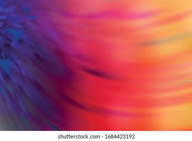 Light Pink, Yellow vector glossy abstract background. Glitter abstract illustration with gradient design. New way of your design.
