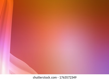 Light Pink, Yellow vector glossy abstract background. Glitter abstract illustration with gradient design. Completely new design for your business.