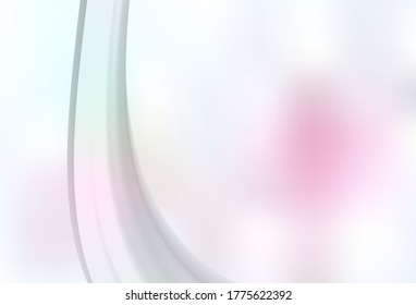 Light Pink, Yellow vector glossy abstract background. Creative illustration in halftone style with gradient. New way of your design.