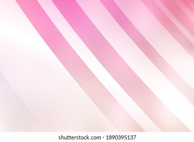 Light Pink, Yellow vector glossy abstract backdrop. Colorful abstract illustration with gradient. Blurred design for your web site.