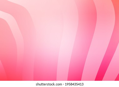 Light Pink, Yellow vector glossy abstract backdrop. Glitter abstract illustration with gradient design. Background for designs.