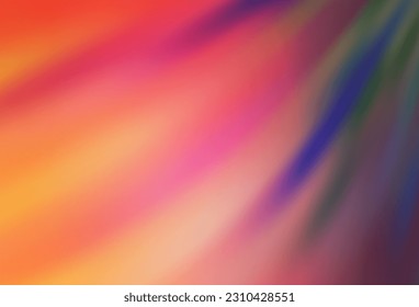 Light Pink, Yellow vector glossy abstract backdrop. Colorful illustration in abstract style with gradient. New style for your business design.