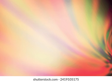 Light Pink, Yellow vector glossy abstract background. An elegant bright illustration with gradient. Elegant background for a brand book.