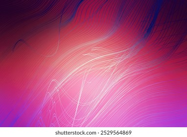 Light Pink, Yellow vector glossy abstract layout. Creative illustration in halftone style with gradient. New style for your business design.