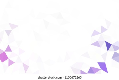 Light Pink, Yellow vector gradient triangles texture. Geometric illustration in Origami style with gradient.  Textured pattern for your backgrounds.