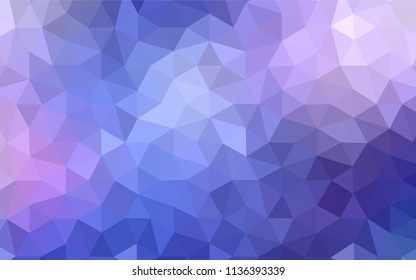 Light Pink, Yellow vector gradient triangles pattern. Creative geometric illustration in Origami style with gradient. Brand new style for your business design.
