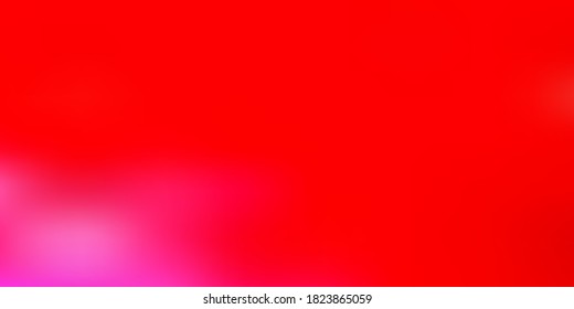 Light pink, yellow vector gradient blur template. Blurred abstract gradient illustration in simple style. Smart pattern for websites.