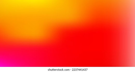 Light pink, yellow vector gradient blur pattern. Abstract colorful illustration with blur gradient. Best choice for your design.