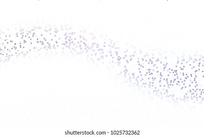 Light Pink, Yellow vector illustration which consist of circles. Dotted gradient design for your business. Creative geometric background in halftone style with colored spots.