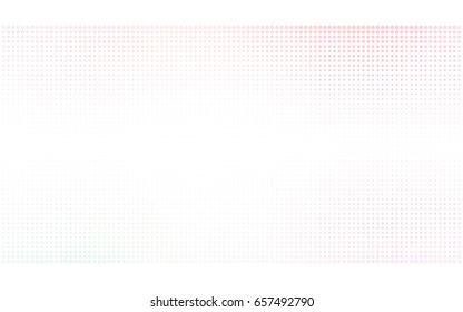 Light Pink, Yellow vector illustration which consist of circles. Dotted gradient design for your business. Creative geometric background in halftone style with colored spots.