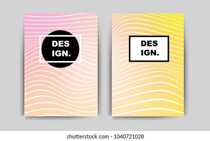 Light Pink, Yellow vector layout for Leaflets. Blurred decorative design in abstract style with textbox. Pattern can be used as a template for calendars.