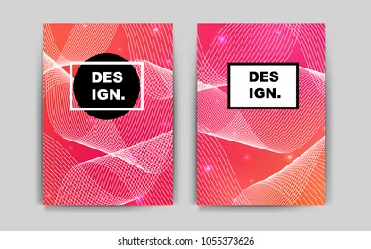 Light Pink, Yellow vector layout for Leaflets. Glitter abstract design concept with text box. Completely new template for your brand book.