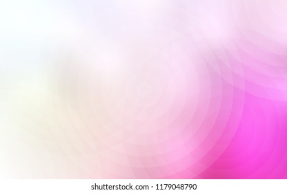 Light Pink, Yellow vector layout with circle shapes. Abstract illustration with colored bubbles in nature style. Completely new template for your brand book.