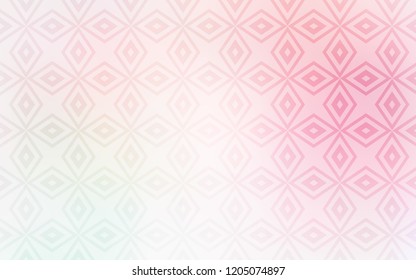 Light Pink, Yellow vector layout with lines, rectangles. Abstract gradient illustration with rectangles. Pattern can be used for websites.