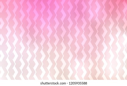 Light Pink, Yellow vector layout with flat lines. Shining colored illustration with sharp stripes. Template for your beautiful backgrounds.