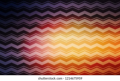 Light Pink, Yellow vector layout with flat lines. Modern geometrical abstract illustration with Lines. Pattern for ads, posters, banners.