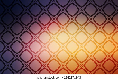 Light Pink, Yellow vector layout with bright stars. Glitter abstract illustration with colored stars. Pattern for new year ad, booklets.