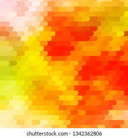 Light Pink, Yellow vector layout with lines. Gradient abstract design in simple style with sharp lines. Pattern for ads, commercials.