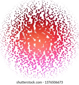 Light Pink, Yellow vector layout with lines, rectangles. Abstract gradient illustration with colorful rectangles. Best design for your ad, poster, banner.