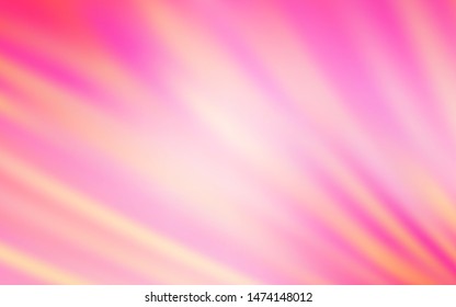Light Pink, Yellow vector layout with flat lines. Modern geometrical abstract illustration with Lines. Pattern for your busines websites.