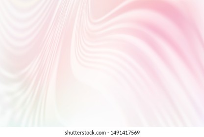 Light Pink, Yellow vector layout with bent lines. A completely new colorful illustration in simple style. The best colorful design for your business.