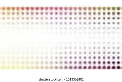 Light Pink, Yellow vector  layout with circle shapes. Blurred decorative design in abstract style with bubbles. Design for your business advert.