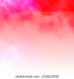 Light Pink, Yellow vector layout with cloudscape. Abstract illustration with colorful gradient clouds. Beautiful layout for uidesign.
