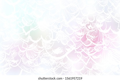 Light Pink, Yellow vector layout with sweet hearts. Illustration with hearts in love concept for valentine's day. Design for ad, poster, banner of Valentine Day.