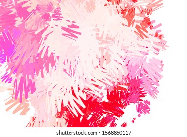 Light Pink, Yellow vector layout with flat lines. Colorful shining illustration with lines on abstract template. Pattern for ad, booklets, leaflets.