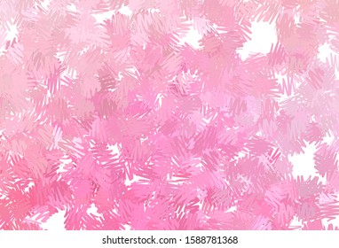 Light Pink, Yellow vector layout with flat lines. Glitter abstract illustration with colorful sticks. Pattern for ad, booklets, leaflets.