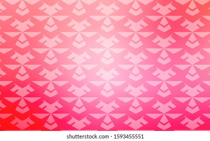 Light Pink, Yellow vector layout with curved lines. Colorful illustration in simple style with gradient. Colorful wave pattern for your design.
