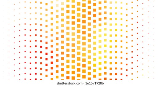 Light Pink, Yellow vector layout with lines, rectangles. Abstract gradient illustration with rectangles. Pattern for websites, landing pages.