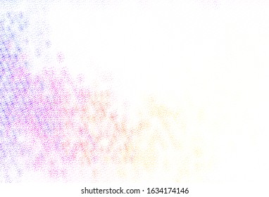Light Pink, Yellow vector layout with circle shapes. Abstract illustration with colored bubbles in nature style. Pattern for futuristic ad, booklets.