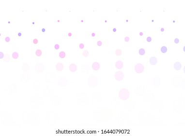 Light Pink, Yellow vector layout with circle shapes. Blurred bubbles on abstract background with colorful gradient. Pattern for ads, leaflets.