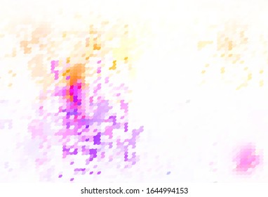Light Pink, Yellow vector layout with circle shapes. Beautiful colored illustration with blurred circles in nature style. Pattern for futuristic ad, booklets.