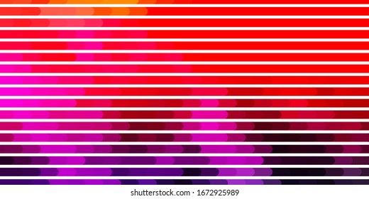 Light Pink, Yellow vector layout with lines. Modern abstract illustration with colorful lines. Pattern for booklets, leaflets.