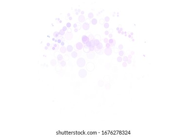 Light Pink, Yellow vector layout with circle shapes. Illustration with set of shining colorful abstract circles. Pattern for futuristic ad, booklets.