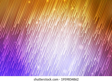Light Pink, Yellow vector layout with flat lines. Blurred decorative design in simple style with lines. Best design for your ad, poster, banner.