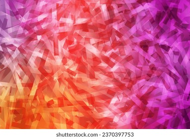Light Pink, Yellow vector layout with flat lines. Modern geometrical abstract illustration with Lines. Smart design for your business advert.
