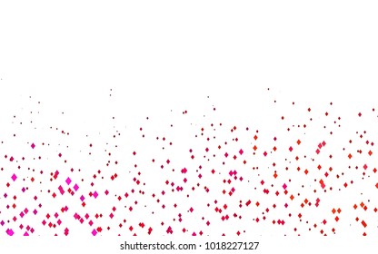 Light Pink, Yellow vector low poly background. A sample with a polygonal design. Illustration in polygonal style with repeating squares
