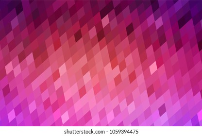 Light Pink, Yellow vector low poly background. A sample with a polygonal design. Illustration in polygonal style with repeating squares