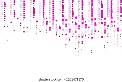 Light Pink, Yellow vector low poly background. A sample with a polygonal design. Illustration in polygonal style with repeating squares