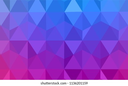 Light Pink, Yellow vector low poly texture. Colorful illustration in polygonal style with gradient. Textured pattern for your backgrounds.