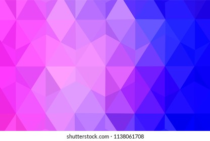 Light Pink, Yellow vector low poly layout. A completely new color illustration in a polygonal style. Textured pattern for your backgrounds.