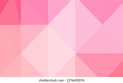 Light Pink, Yellow vector low poly layout. Elegant bright polygonal illustration with gradient. Brand-new design for your business.