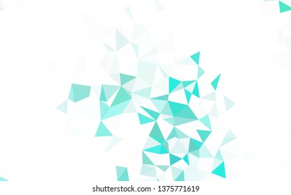 Light Pink, Yellow vector low poly background. Colorful illustration in polygonal style with gradient. Triangular pattern for your design.