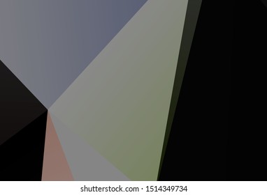 Light Pink, Yellow vector low poly texture. Glitter abstract illustration with an elegant triangles. A new texture for your web site.