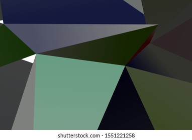 Light Pink, Yellow vector low poly layout. Colorful abstract illustration with triangles. Textured pattern for your backgrounds.