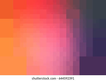Light Pink, Yellow vector Low poly crystal background. Polygon design pattern. Low poly illustration, low polygon background.