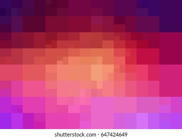 Light Pink, Yellow vector Low poly crystal background. Polygon design pattern. Low poly illustration, low polygon background.
